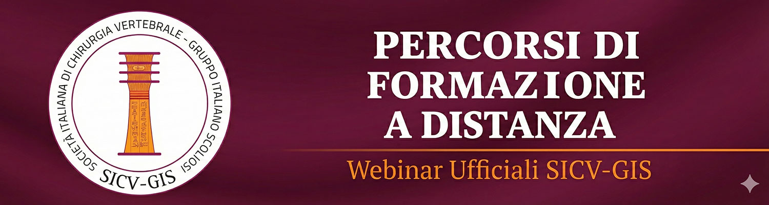 Percorsi di formazione a distanza -SICV&GIS - Webinar ufficiali